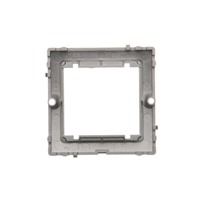 Adaptér pre montáž štandardu 45×45 mm, nerez, metalizovaný – Obrázok 2
