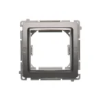 Adaptér pre montáž štandardu 45×45 mm, nerez, metalizovaný – Obrázok 3