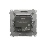 Dvojitá USB nabíjačka, A+A, (prístroj s krytom), 2,1A, 230V, nerez, metalizovaný – Obrázok 2