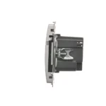 Dvojitá USB nabíjačka, A+A, (prístroj s krytom), 2,1A, 230V, strieborná matná – Obrázok 4