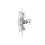 Ekvipotenciálne zásuvka, (prístroj s krytom), skrutkové svorky 2.5, 4, 6 mm2, antibakteriálna biela – Obrázok 4