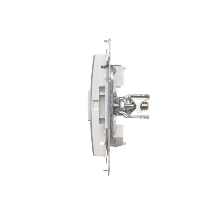 Ekvipotenciálne zásuvka, (prístroj s krytom), skrutkové svorky 2.5, 4, 6 mm2, antibakteriálna biela – Obrázok 4