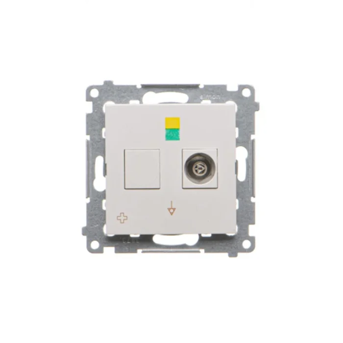 Ekvipotenciálne zásuvka, (prístroj s krytom), skrutkové svorky 2.5, 4, 6 mm2, antibakteriálna biela – Obrázok 6