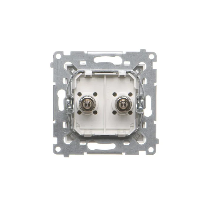 Dvojitá ekvipotenciálna zásuvka, (prístroj s krytom), skrutkové svorky 2.5, 4, 6 mm2, antibakteriálna biela – Obrázok 5