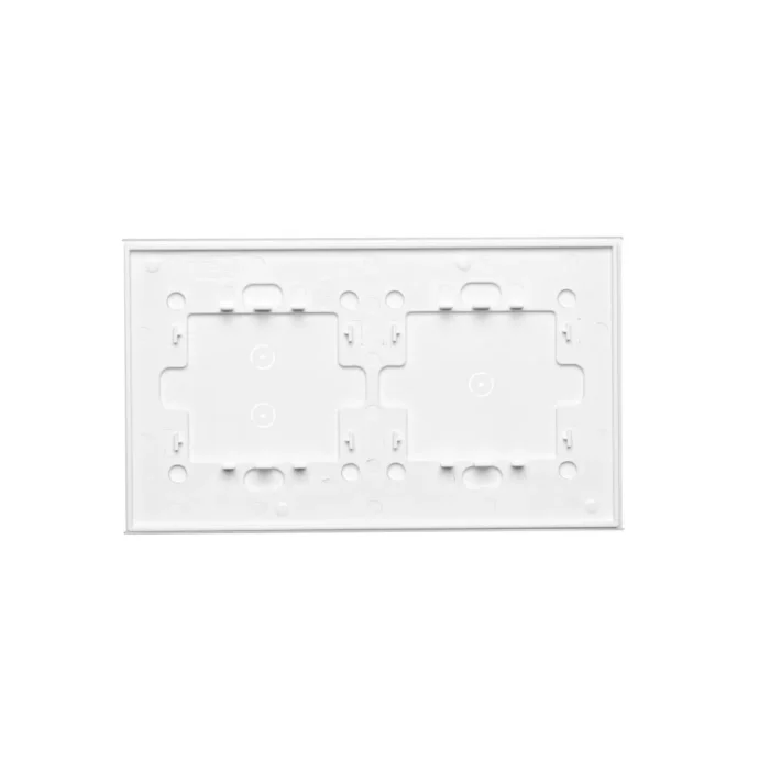 Dotykový panel 2 moduly, Modul 1: 1 dotykové pole, Modul 2: 2 vertikálne dotykové polia, montáž: horizontálne, perlová/biela – Obrázok 4