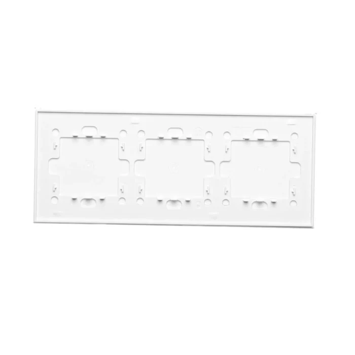 Dotykový panel 3 moduly, Modul 1: 1 dotykové pole, Modul 2: 1 dotykové pole, Modul 3: 1 dotykové pole, montáž: horizontálne, perlová/biela – Obrázok 4