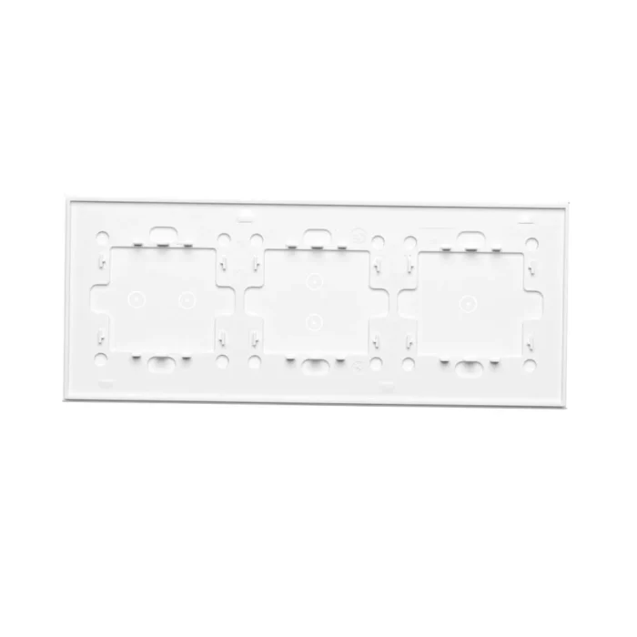 Dotykový panel 3 moduly, Modul 1: 1 dotykové pole, Modul 2: 2 vertikálne dotykové polia, Modul 3: 2 horizontálne dotykové polia, montáž: horizontálne, perlová/biela – Obrázok 4