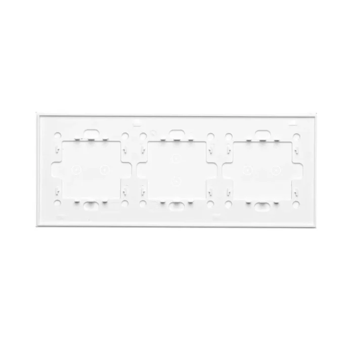 Dotykový panel 3 moduly, Modul 1: 2 horizontálne dotykové polia, Modul 2: 2 vertikálne dotykové polia, Modul 3: 2 horizontálne dotykové polia, montáž: horizontálne, perlová/biela – Obrázok 4