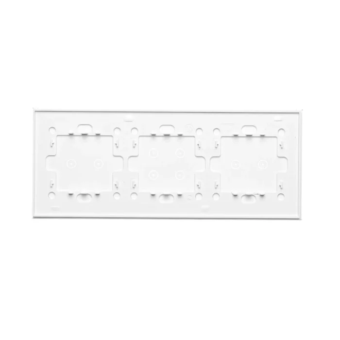Dotykový panel 3 moduly, Modul 1: 2 horizontálne dotykové polia, Modul 2: 4 dotykové polia, Modul 3: 2 horizontálne dotykové polia, montáž: horizontálne, perlová/biela – Obrázok 4