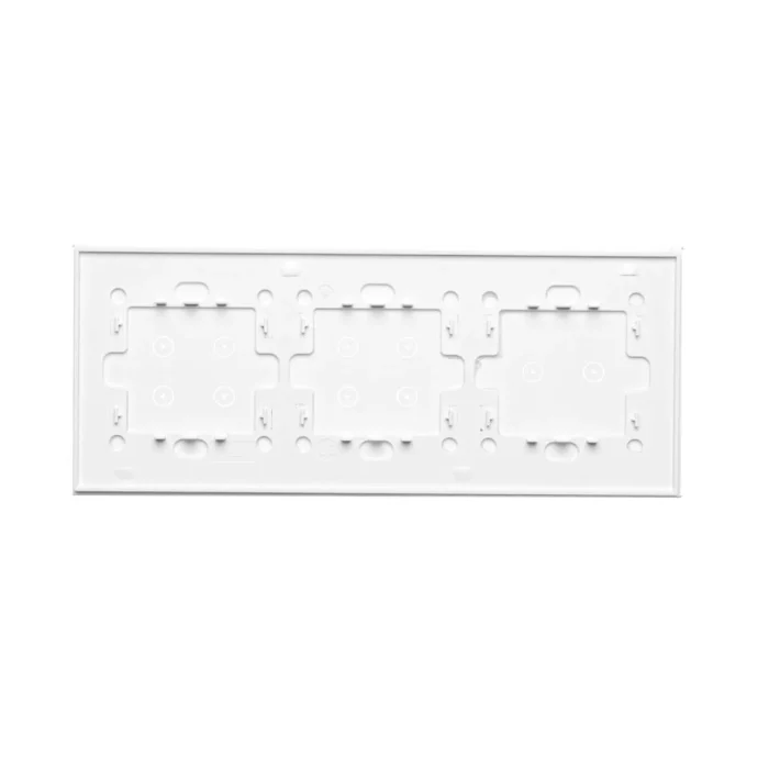 Dotykový panel 3 moduly, Modul 1: 2 horizontálne dotykové polia, Modul 2: 4 dotykové polia, Modul 3: 4 dotykové polia, montáž: horizontálne, perlová/biela – Obrázok 4