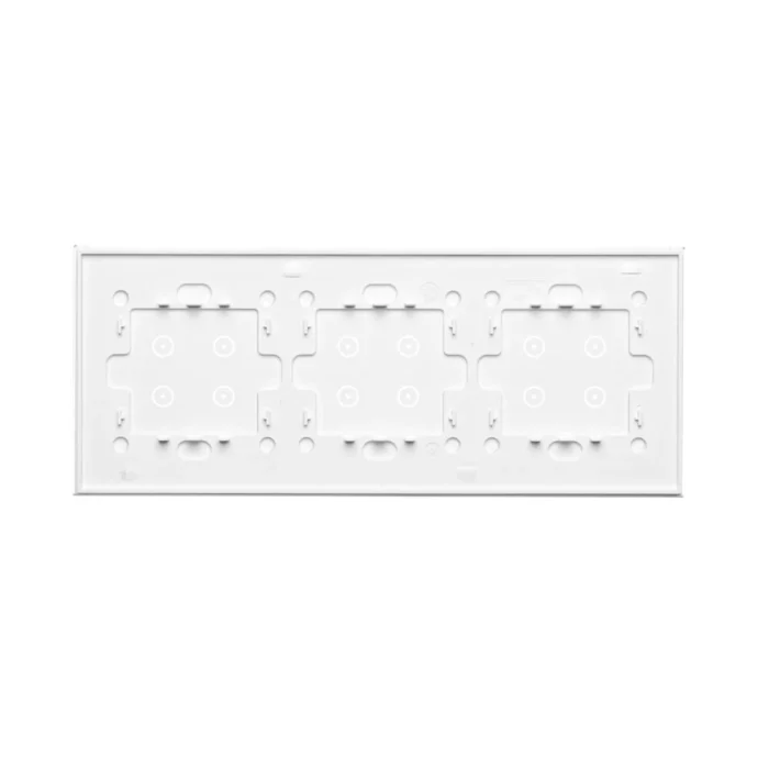 Dotykový panel 3 moduly, Modul 1: 4 dotykové polia, Modul 2: 4 dotykové polia, Modul 3: 4 dotykové polia, montáž: horizontálne, perlová/biela – Obrázok 4