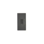 Nabíjačka USB, K45, USB 2.0 - A, 5V, DC, 2,1A, 45×22,5mm, grafit – Obrázok 3