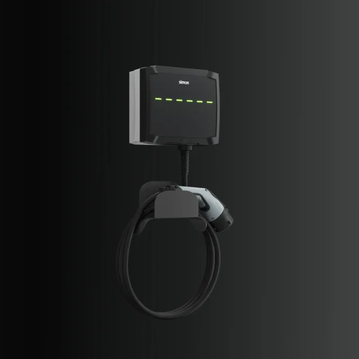 Nabíjacia stanica pre elektromobily, Simon SM34, 7,4kW, voliteľné RFID, MID, – Obrázok 3