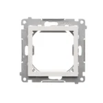 Adaptér pre montáž štandardu 45×45 mm, (prístroj s krytom), biela matná – Obrázok 3