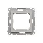 Adaptér pre montáž štandardu 45×45 mm, (prístroj s krytom), hliník matný – Obrázok 3