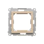 Adaptér pre montáž štandardu 45×45 mm, (prístroj s krytom), šampanské matné – Obrázok 3