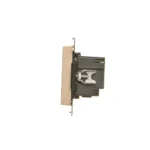 Dvojitá USB nabíjačka, C+A, (prístroj s krytom), 30W, šampanské matné – Obrázok 4
