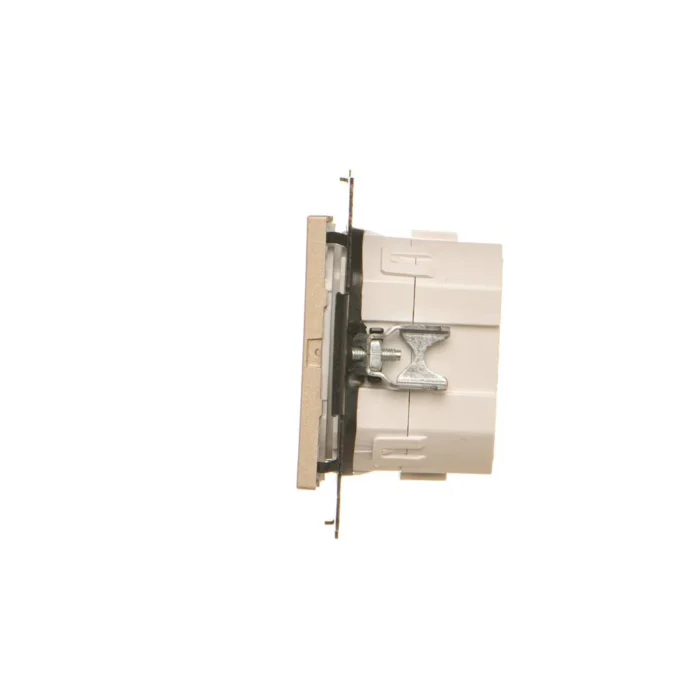 Spínač elektronický dvojitý, šampanské matné – Obrázok 4
