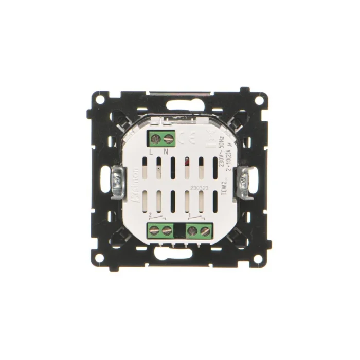 Spínač elektronický dvojitý, čierny matný – Obrázok 3