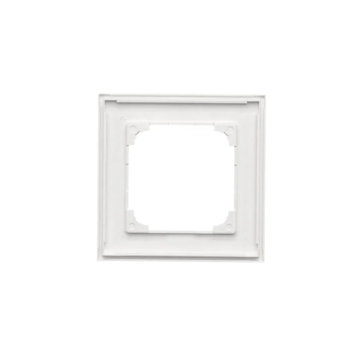 Kryt, K45, prázdna, pre spojky VGA (D-SUB 15), 45×22,5mm, čisto biela – Obrázok 3