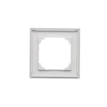 Kryt, K45, prázdna, s otvorom Ø10mm, 45×22,5mm, čisto biela – Obrázok 3