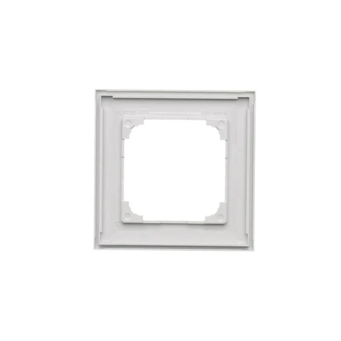 Kryt, K45, prázdna, s otvorom Ø10mm, 45×22,5mm, čisto biela – Obrázok 3
