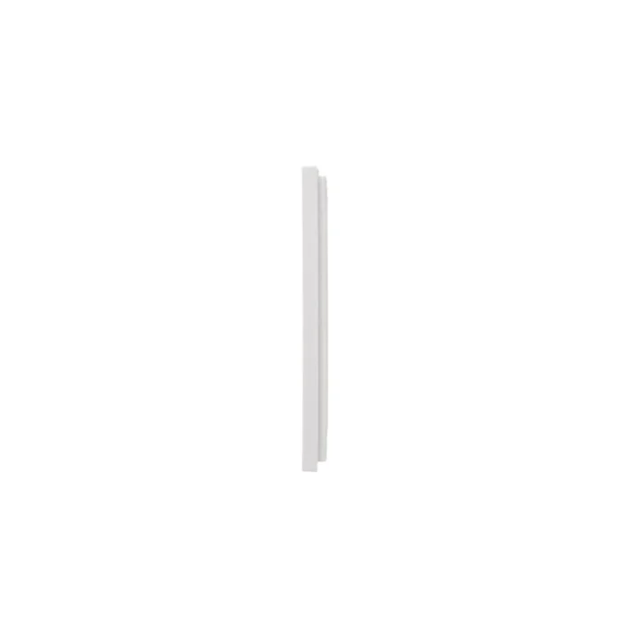 Kryt, K45, prázdna, s otvorom Ø10mm, 45×22,5mm, čisto biela – Obrázok 4