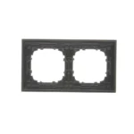 Rámček 2- násobný kovový, čierny Inox – Obrázok 4