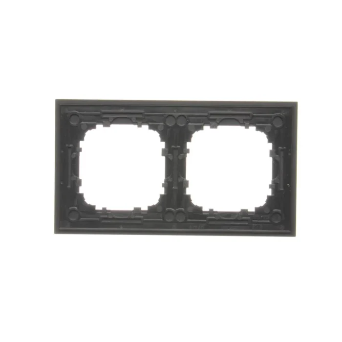 Rámček 2- násobný kovový, čierny Inox – Obrázok 4