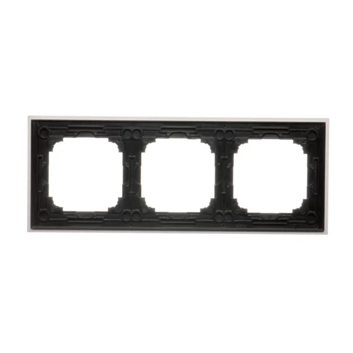 Rámček 3- násobný kovový, Klasický Inox – Obrázok 4