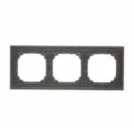 Rámček 3- násobný kovový, čierny Inox – Obrázok 4