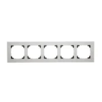 Rámček 5 - krát kovový, Klasický Inox – Obrázok 2