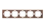 Rámček 5- násobný, dubový, hydrografika – Obrázok 2