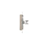 Adaptér pre montáž štandardu 45×45 mm, zlatá matná – Obrázok 2