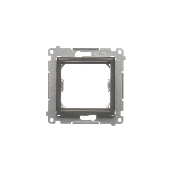 Adaptér pre montáž štandardu 45×45 mm, hnedá matná – Obrázok 4