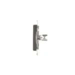 Adaptér pre montáž štandardu 45×45 mm, hnedá matná – Obrázok 2