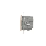 - SHUTTER, 2 x 6A, 230V, (prístroj s krytom), krémová – Obrázok 2