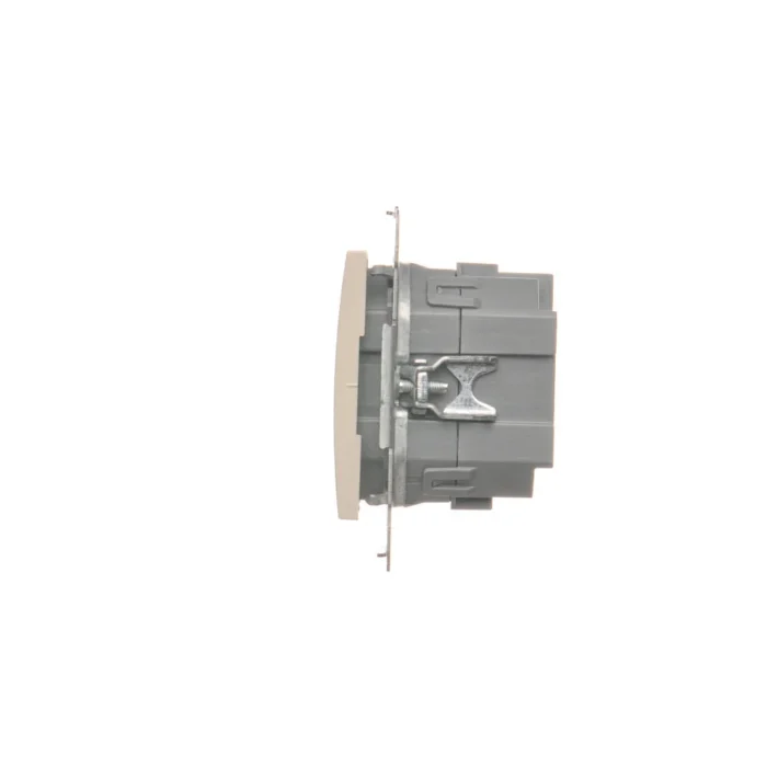 - SHUTTER, 2 x 6A, 230V, (prístroj s krytom), krémová – Obrázok 2