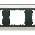 Rámček 3 - násobný sklenený, sivá / grafit