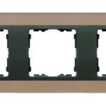 Rámček 3 - násobný sklenený, meď / grafit