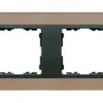 Rámček 4 - násobný sklenený, meď / grafit