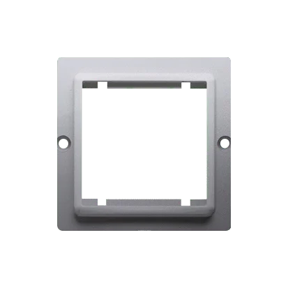 Adaptér pre montáž štandardu 45×45 mm, nerez, metalizovaný