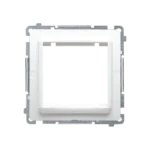 Adaptér pre montáž štandardu 45×45 mm, biela