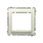Adaptér pre montáž štandardu 45×45 mm, béžový