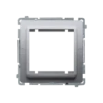 Adaptér pre montáž štandardu 45×45 mm, nerez, metalizovaný