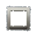 Adaptér pre montáž štandardu 45×45 mm, saténový, metalizovaný