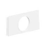 Adaptér, pre instalční rúrku fi 22mm pre nástenné skrine SIMON 500, čisto biela