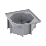 Krabica zásuvky, KSE IP66, 135×135mm, možnosť spojenia, sivá