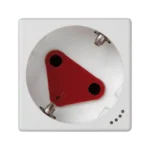 Zásuvka, K45, DATA SCHUKO, s napäťovou signalizáciou, 16A, 250V, skrutkové svorky, 45×45mm, čisto biela