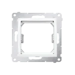 Adaptér pre montáž štandardu 45×45 mm, biela